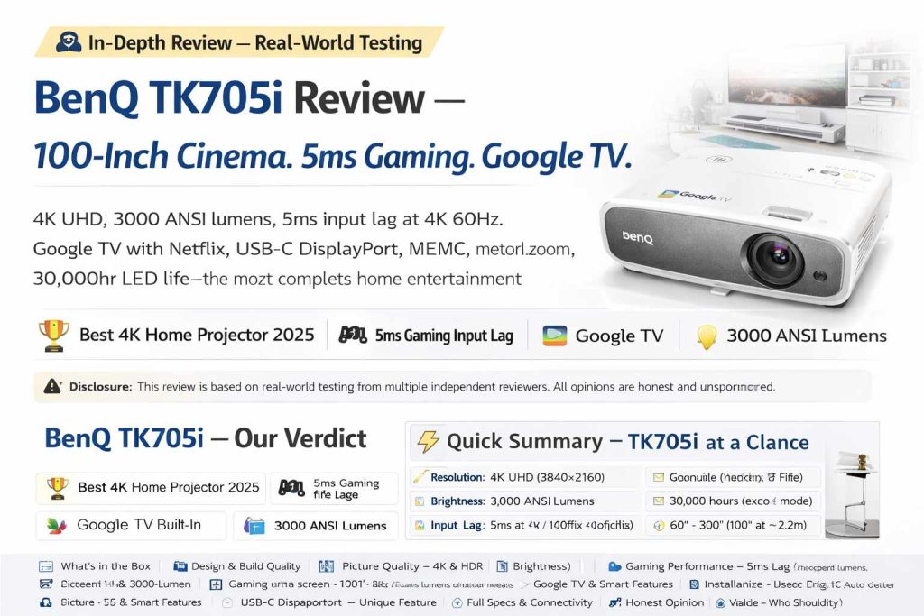 BenQ TK705i 4K Projector