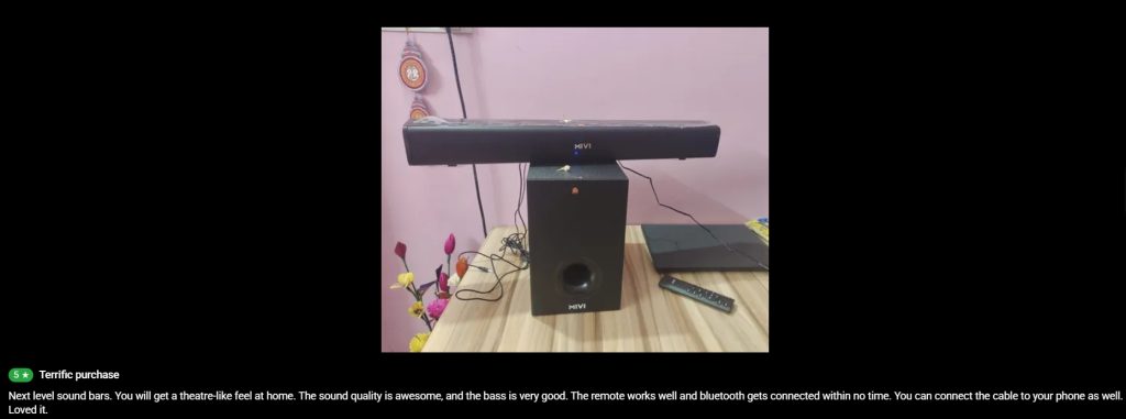 Mivi Fort H160 speaker setup