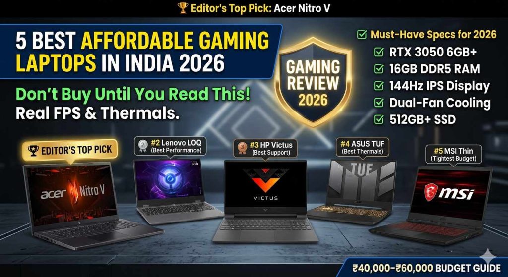 Best Affordable Gaming Laptops in India