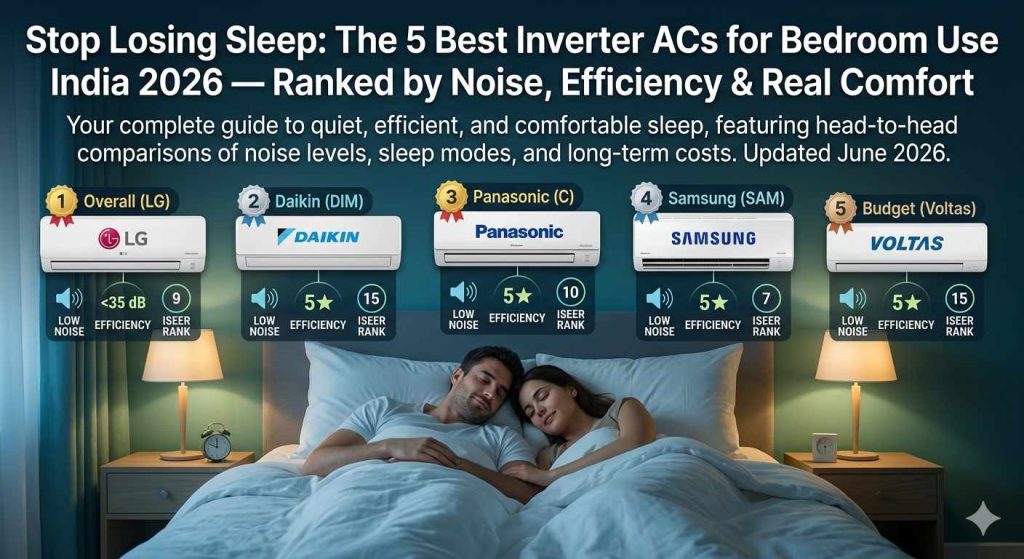 7 Best Affordable Inverter ACs for Small Rooms in India 2026 (Under ₹35,000) — Ranked & Compared