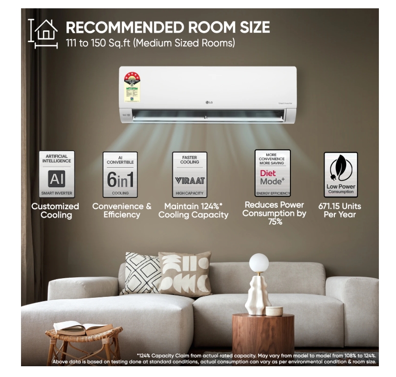 LG AS-Q19YNZE1 Cooling Technology